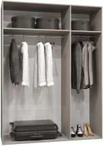 Ντουλάπα Malaga plus τρίφυλλη-Mauro