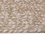 vidaXL Χαλί Φυσικό και λευκό 160 x 230 cm Γιούτα