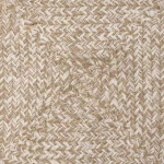 vidaXL Χαλί Φυσικό και λευκό 160 x 230 cm Γιούτα