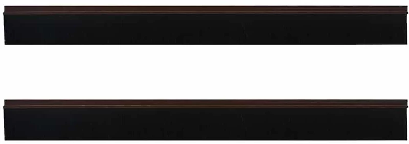 vidaXL Αυτοκόλλητες σφραγίδες πόρτας 2 pcs Καφέ 100 cm