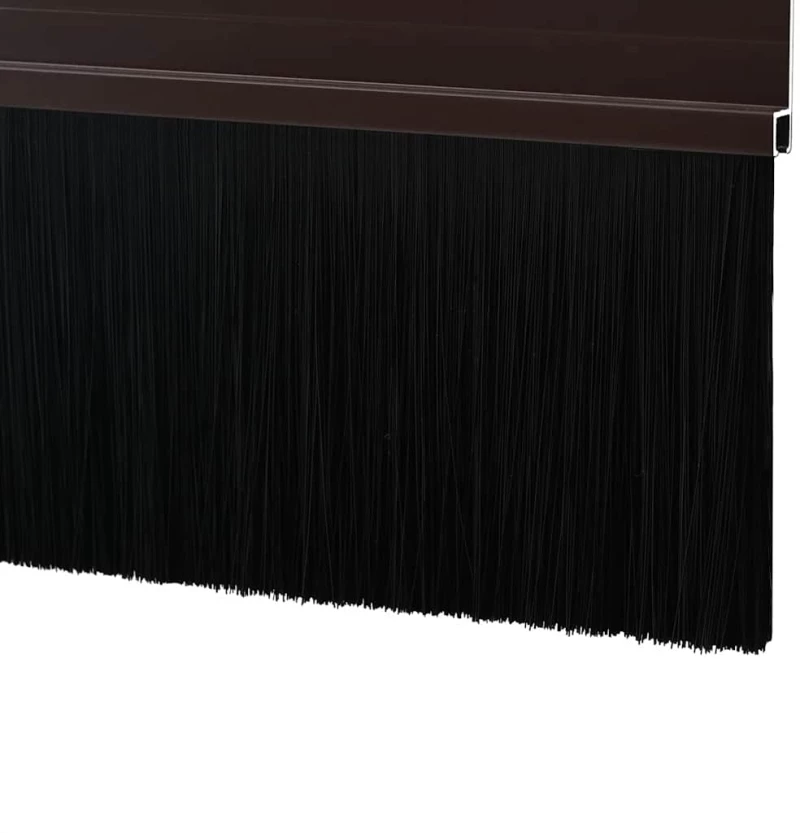 vidaXL Αυτοκόλλητες σφραγίδες πόρτας 2 pcs Καφέ 100 cm