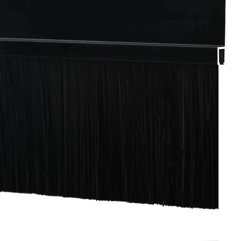vidaXL Αυτοκόλλητες σφραγίδες πόρτας 2 pcs Μαύρο 100 cm