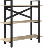 vidaXL Ράφι Βιβλίων Δρύς Sonoma 100 x 33,5 x 102 εκ Επεξεργασμένο ξύλο