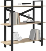 vidaXL Ράφι Βιβλίων Δρύς Sonoma 100 x 33,5 x 102 εκ Επεξεργασμένο ξύλο