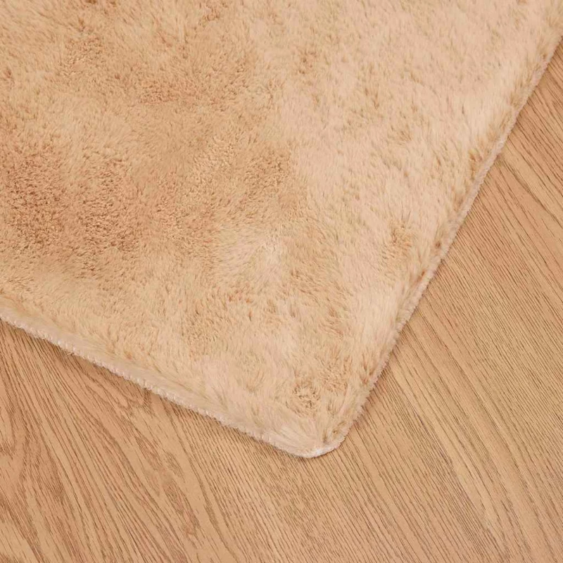 vidaXL Χαλιά Ψεύτικου Κουνελιού Olite Taupe 80 x 200 cm Πολυεστέρας