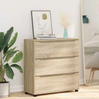 vidaXL Ντουλάπι αποθήκευσης Δρύς Sonoma 80 x 31 x 81 εκ