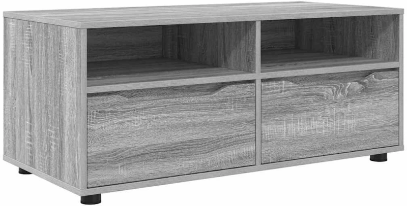 vidaXL Ντουλάπι TV Γκρίζο Σονομα 100 x 48 x 43 εκ. Επεξεργασμένο ξύλο