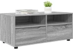 vidaXL Ντουλάπι TV Γκρίζο Σονομα 100 x 48 x 43 εκ. Επεξεργασμένο ξύλο
