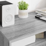 vidaXL Ντουλάπι TV Γκρίζο Σονομα 100 x 48 x 43 εκ. Επεξεργασμένο ξύλο