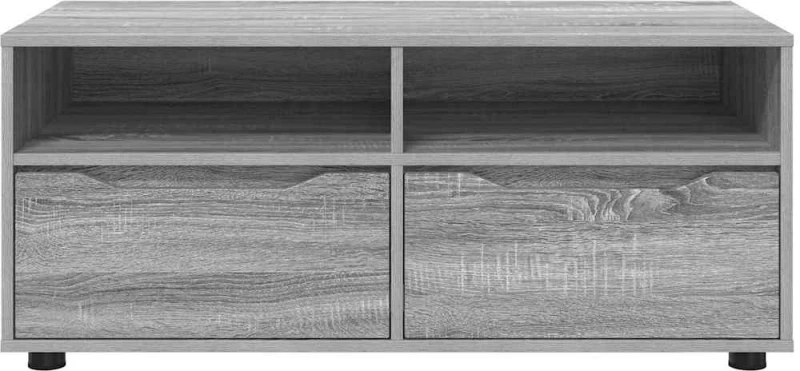 vidaXL Ντουλάπι TV Γκρίζο Σονομα 100 x 48 x 43 εκ. Επεξεργασμένο ξύλο