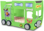 Κρεβάτι παιδικό Happy Bus-Prasino