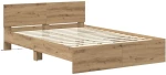 vidaXL Σκελετός Κρεβατιού Artisan Oak 150 x 200 cm Επεξεργασμένο ξύλο
