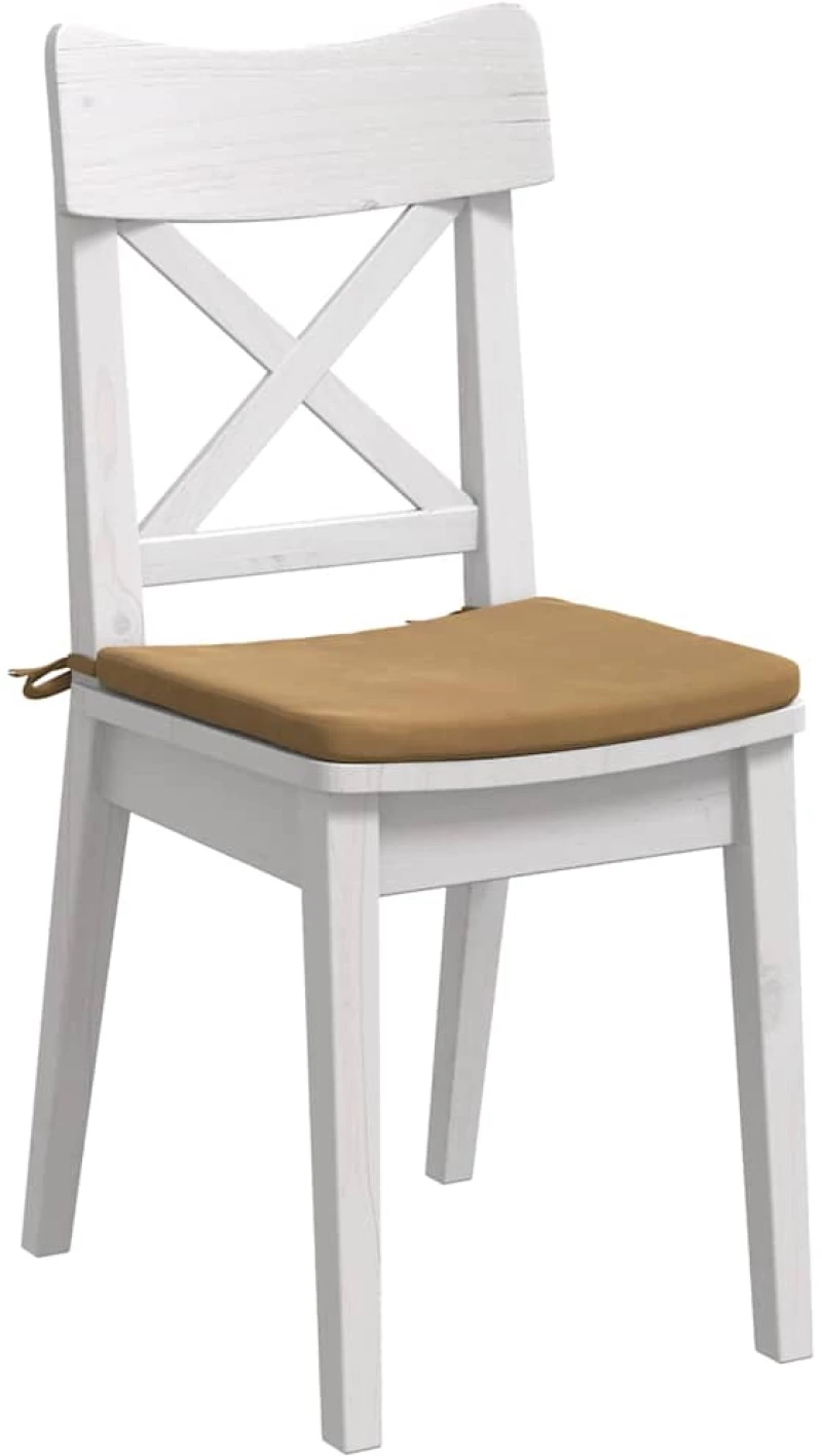 vidaXL Μαξιλάρια καθισμάτων 4 pcs Καφέ 40 x 40 x 3 cm Βελούδο