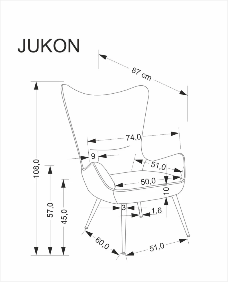 Πολυθρόνα Juke-Mpez