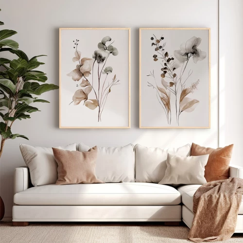 Πίνακας Jackel pakoworld δίπτυχος με ψηφιακή εκτύπωση και πλαίσιο 33x1.5x48εκ