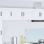 vidaXL Κρεμαστό ντουλάπι κουζίνας με ράφι Λευκό 40 x 31 x 40 εκ.