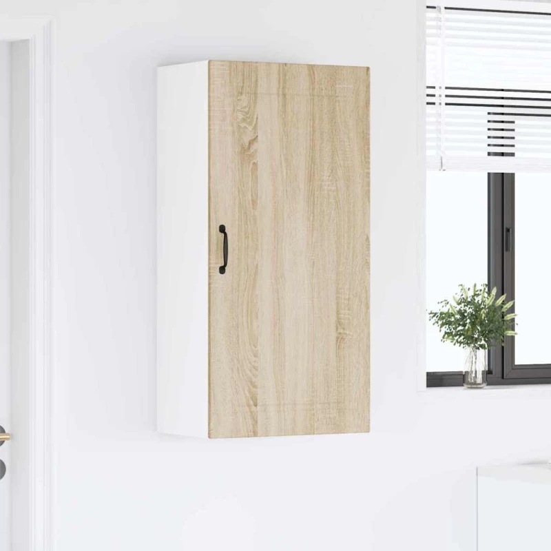 vidaXL Κρεμαστό ντουλάπι κουζίνας Δρύς Sonoma 50 x 31 x 100 εκ.