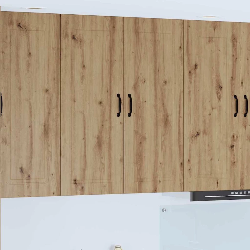 vidaXL Κρεμαστό ντουλάπι κουζίνας Artisan Oak 80 x 31 x 100 εκ.