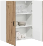 vidaXL Κρεμαστό ντουλάπι κουζίνας Artisan Oak 80 x 31 x 100 εκ.