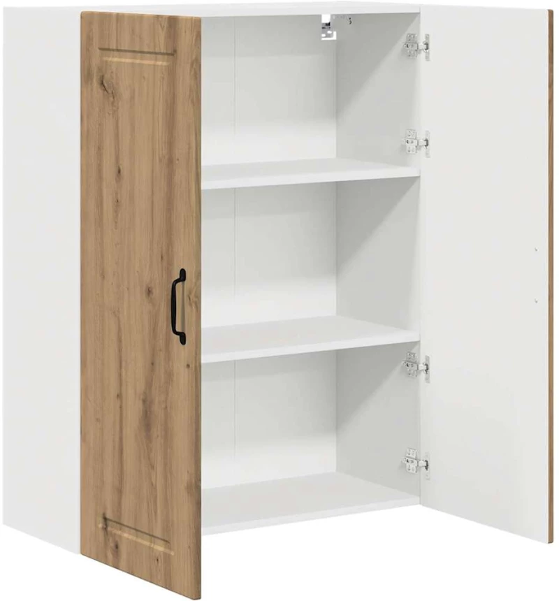 vidaXL Κρεμαστό ντουλάπι κουζίνας Artisan Oak 80 x 31 x 100 εκ.
