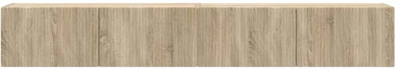 vidaXL Ντουλάπι Τηλεόρασης Τοίχου 2 pcs Σονόμα 60 x 31 x 29.5 εκ