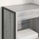 vidaXL Βιβλιοθήκη Γκρίζο Σονομα 80 x 30 x 155 εκ Επεξεργασμένο ξύλο
