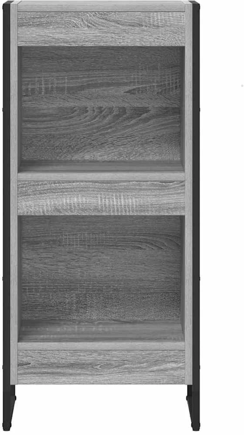 vidaXL Βιβλιοθήκη Γκρίζο Σονομα 80 x 30 x 155 εκ Επεξεργασμένο ξύλο