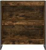 vidaXL Βιβλιοθήκη Καπνιστό Δρύς 80 x 30 x 155 εκ Επεξεργασμένο ξύλο
