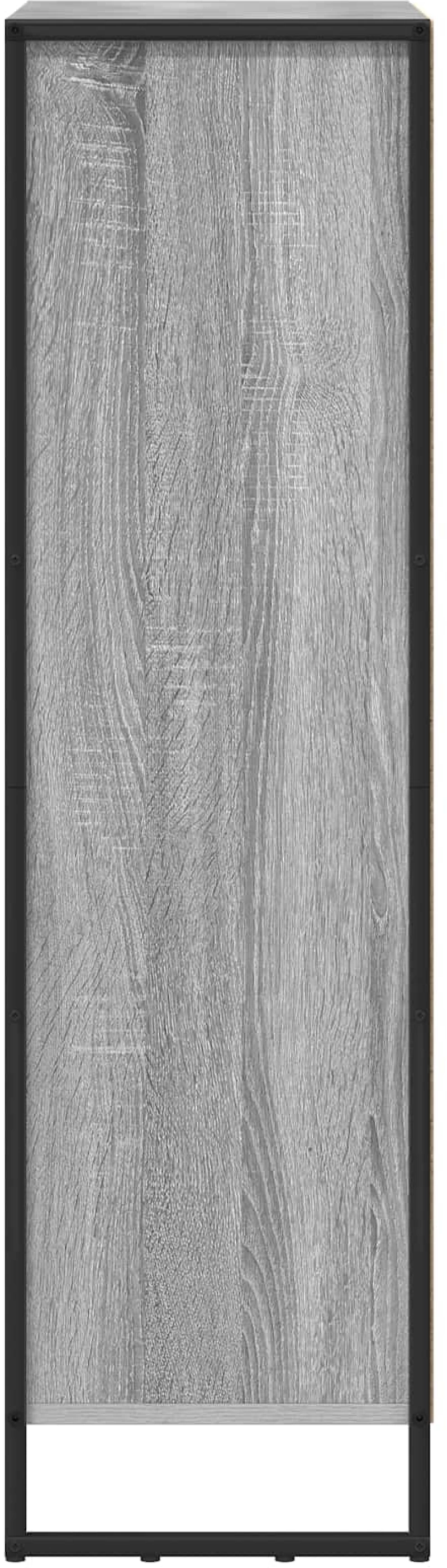 vidaXL Βιβλιοθήκη Γκρίζο Σονομα 99.5 x 30 x 108.5 εκ