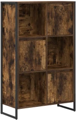 vidaXL Βιβλιοθήκη Καπνιστό Δρύς 68 x 30 x 108.5 εκ. Επεξεργασμένο ξύλο