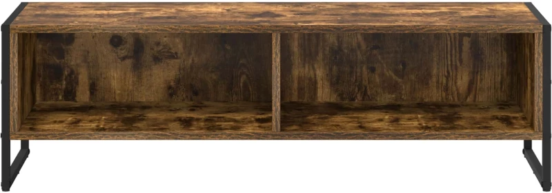vidaXL Ντουλάπι TV Καπνιστό Δρύς 100 x 36.5 x 30.5 εκ