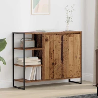 vidaXL Βοηθητικό ντουλάπι Παλιό Ξύλο 96.5 x 30 x 75 εκ