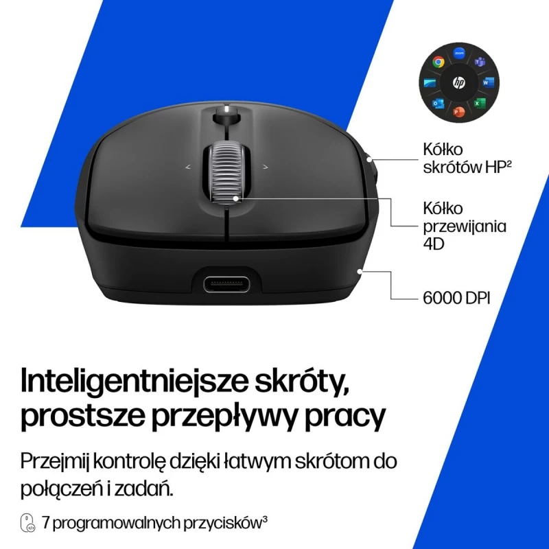 Ποντίκι HP AZ7B0AA#ABB Μαύρο