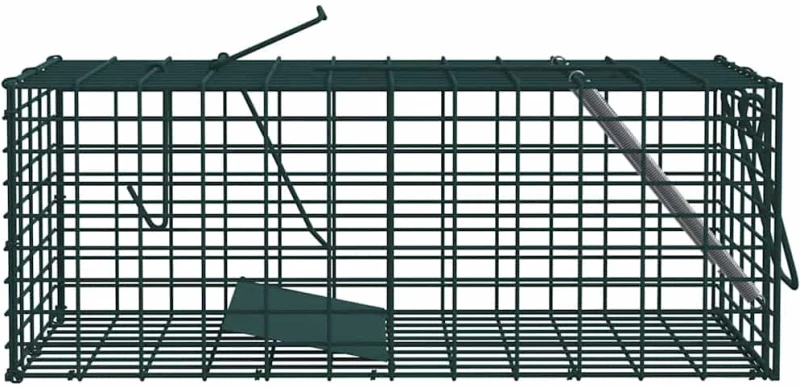 vidaXL Παγίδα Ζώων Πράσινο 31 x 13 x 12 εκ. Ατσάλι