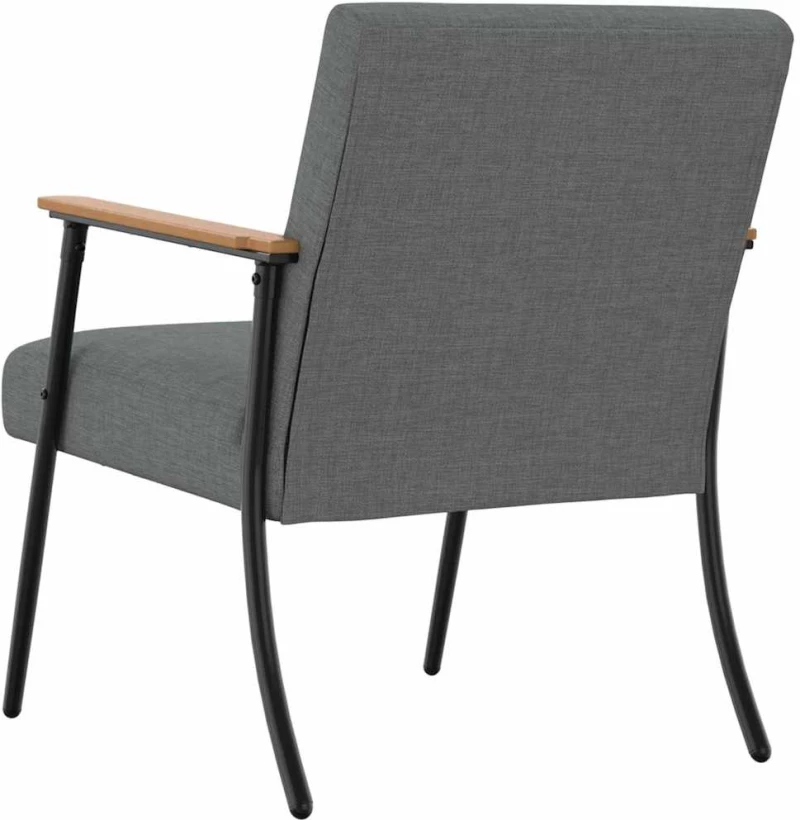 vidaXL Πολυθρόνα Σκούρο Γκρι 59 x 75 x 78 εκ ύφασμα
