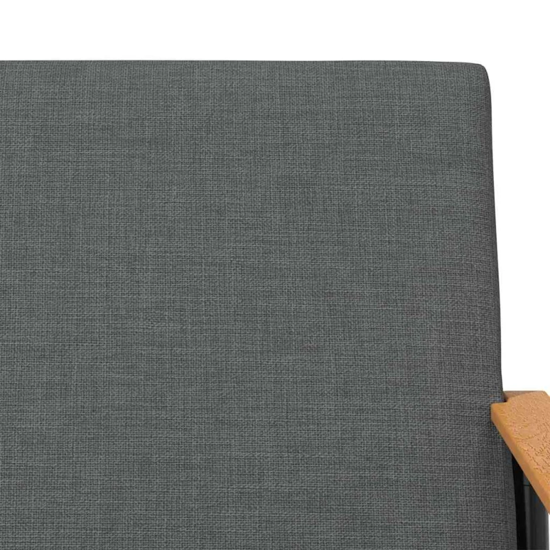 vidaXL Πολυθρόνα Σκούρο Γκρι 59 x 75 x 78 εκ ύφασμα