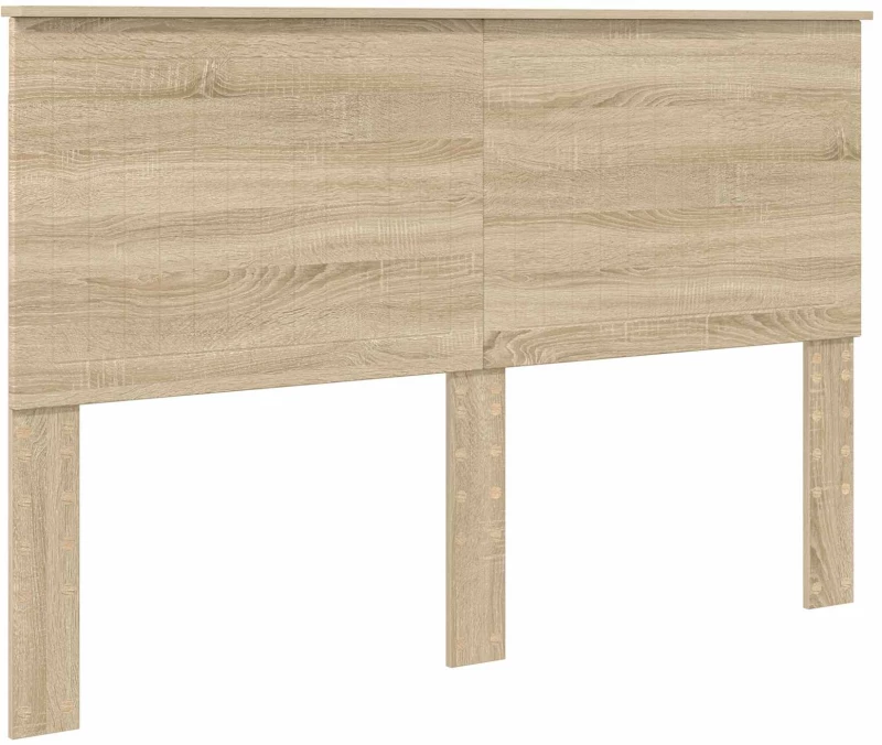 vidaXL Σκελετός Κρεβατιού Δρύς Sonoma 150 x 200 cm Επεξεργασμένο ξύλο