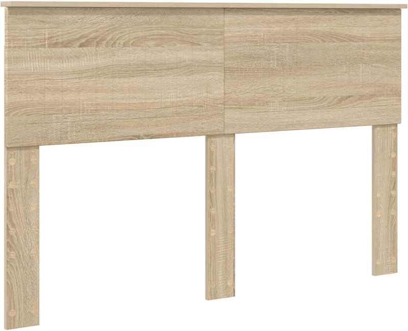vidaXL Κρεβάτι Αποθήκης Δρύς Sonoma 140 x 190 cm Επεξεργασμένο ξύλο