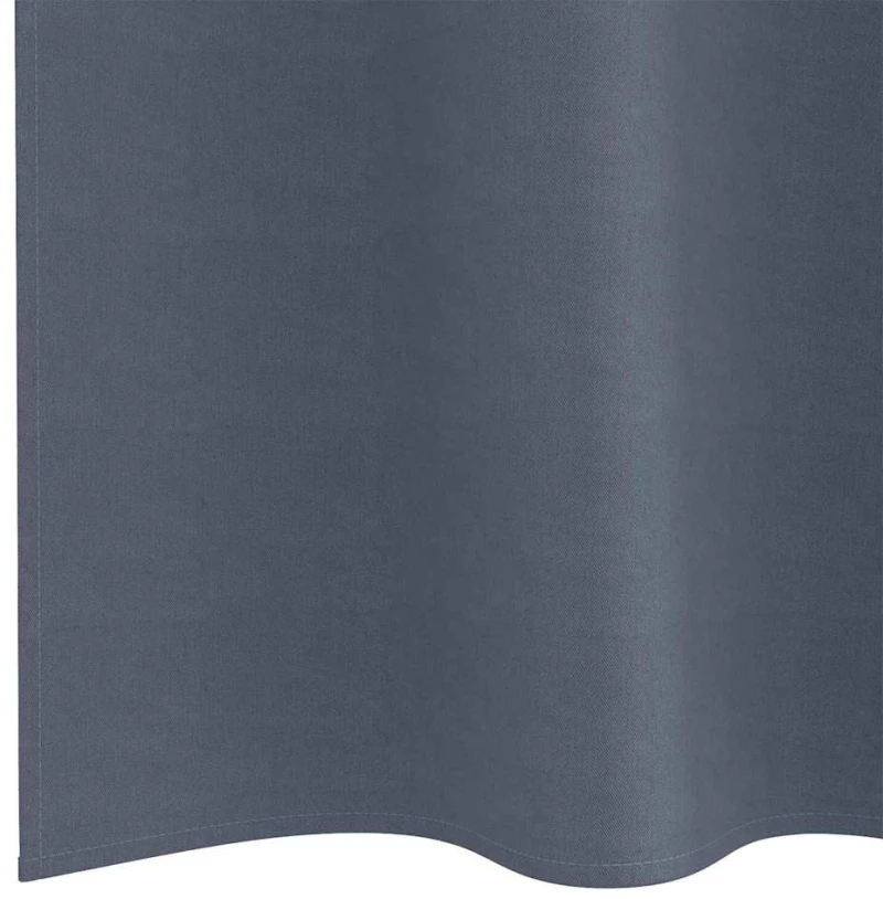 vidaXL Κουρτίνες με κουρτίνες 2 pcs Ανθρακί 140x140cm Πολυεστέρας