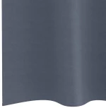 vidaXL Κουρτίνες με κουρτίνες 2 pcs Ανθρακί 140x140cm Πολυεστέρας