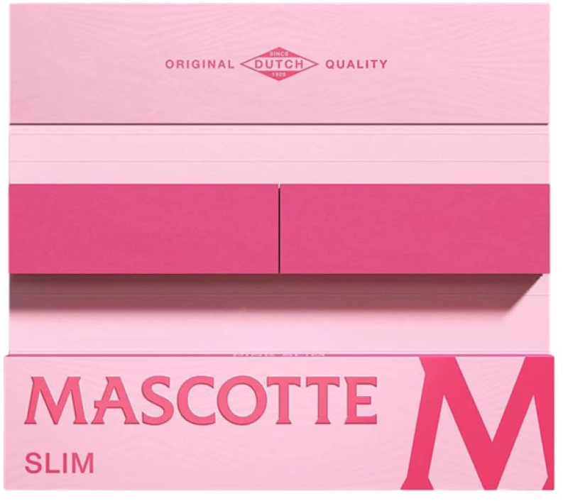 Χαρτάκια Mascotte Original Pink King Size Slim με Τζιβάνα - 34φ.