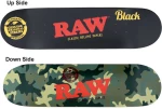Raw Σανίδα Skateboard - Camo & Black