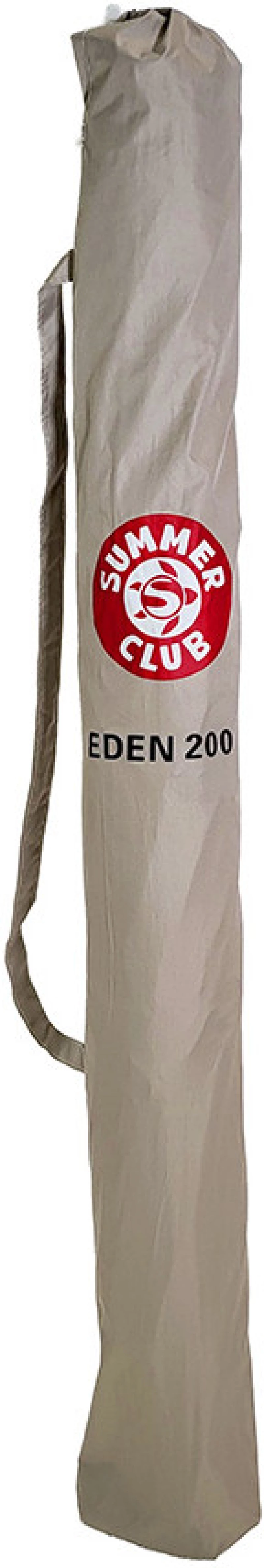 Ομπρέλα Eden 200cm Ασημί/Μπεζ 18346