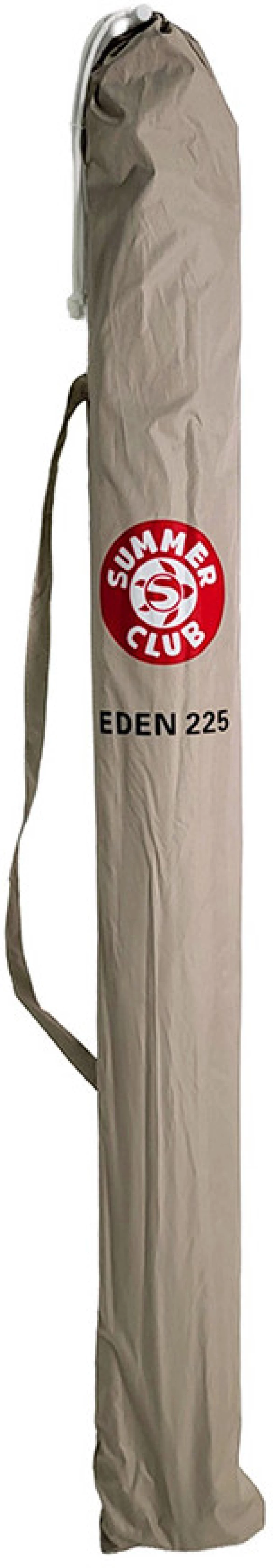 Ομπρέλα Eden 225cm Ασημί/Μπεζ 18345