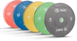 Δίσκος Color Bumper Plate Slim 50 mm 10 Kg – Πράσινο 84847