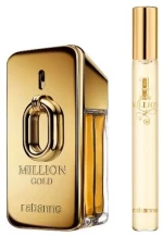 Rabanne 1 Million Gold Christmas Set EDP 50ml & Travel Spray 10ml