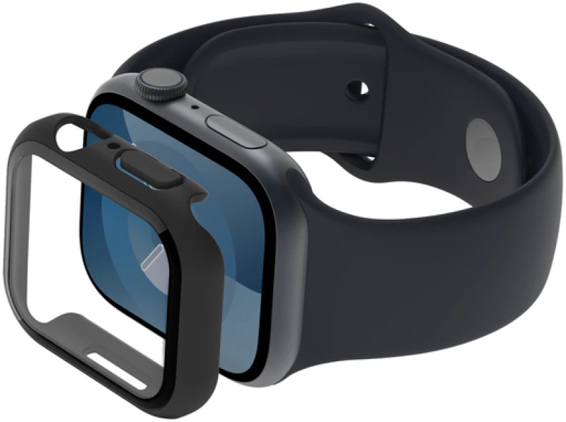 Belkin OVG003ZZBK-REV TemperedCurve 2-in-1 Treated Screen Protector + Bumper for Apple Watch