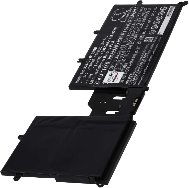 Μπαταρία για Laptop Dell Alienware M15 R2 Alienware M17 R2 Type Y9M6F 6050mAh/69Wh