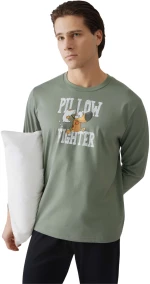 Ανδρική Πιτζάμα Minerva Pillow Fighter – 100% Βαμβάκι Χακί 71276-423