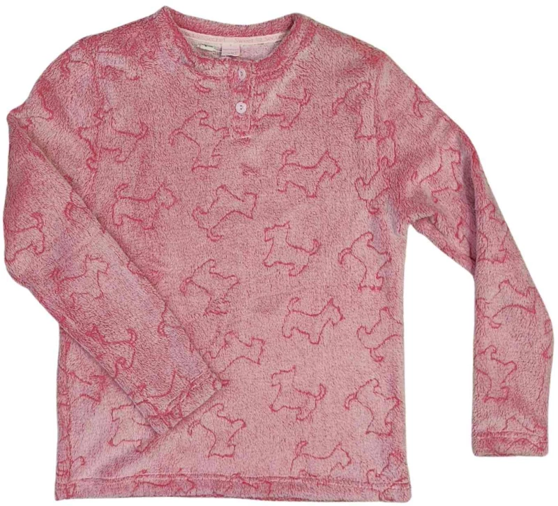 Fleece Γυναικείες Πυτζάμες Ροζ 1919
